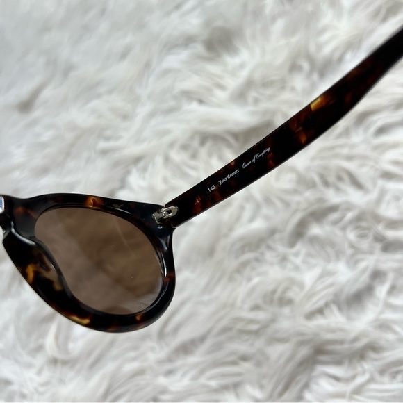 Vintage Y2K Juicy Couture Round Tortoise Shell Sunglasses Hearts ? rare